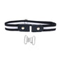 Adjustable Elastic Band Cloth Belt with Snap Button Closure