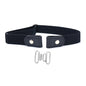 Adjustable Elastic Band Cloth Belt with Snap Button Closure