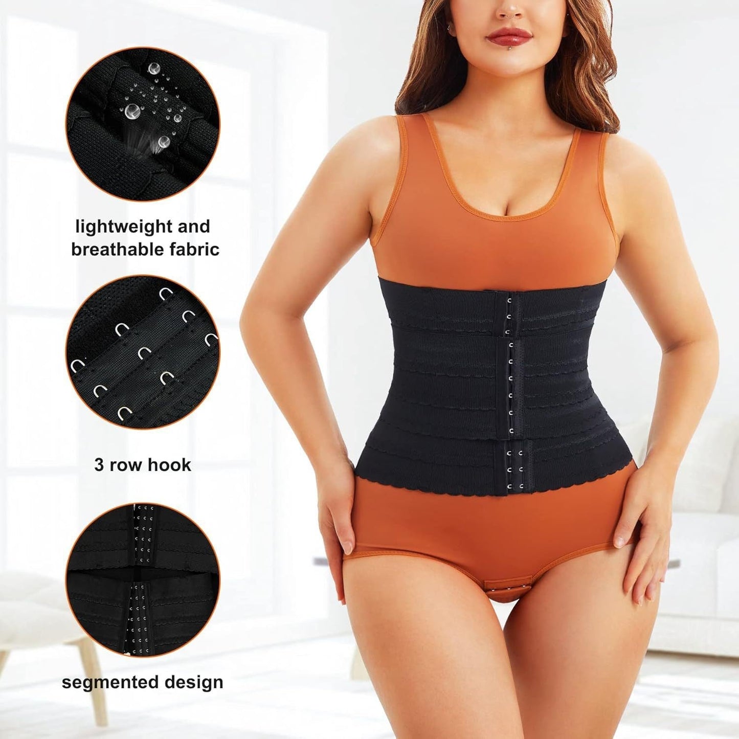 Viola Waist-Slimming Breasted Shaping Belt