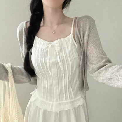 Zaria Lace Detail Short Sleeve Cotton Blouse